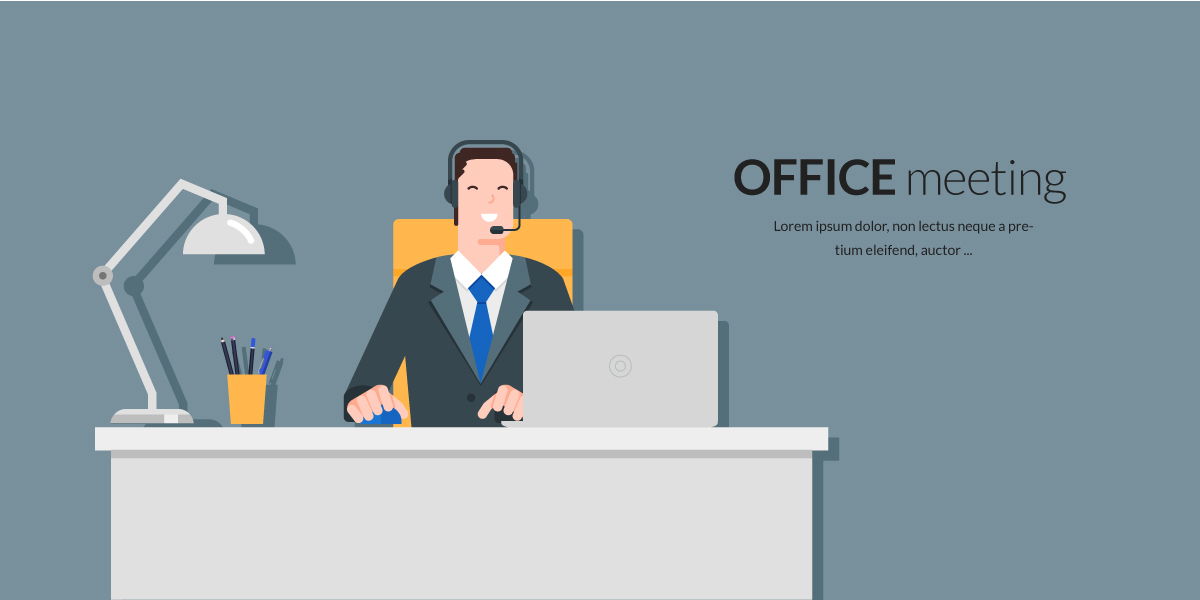 Amazing Vector Vector Art: Helpdesk Officer Vector Art Illustration