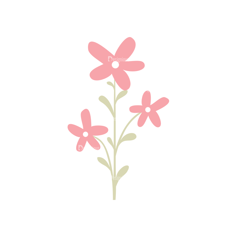 Cartoon Characters Vector Set 5 Vector Flowers