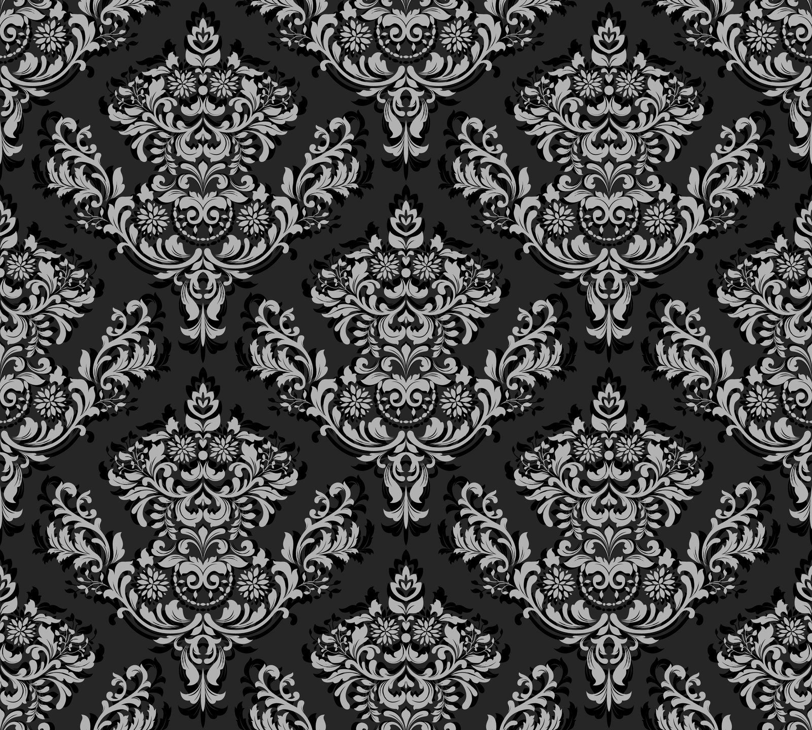 Lovely Damask Vector Image: Vector Image Damask Seamless Background