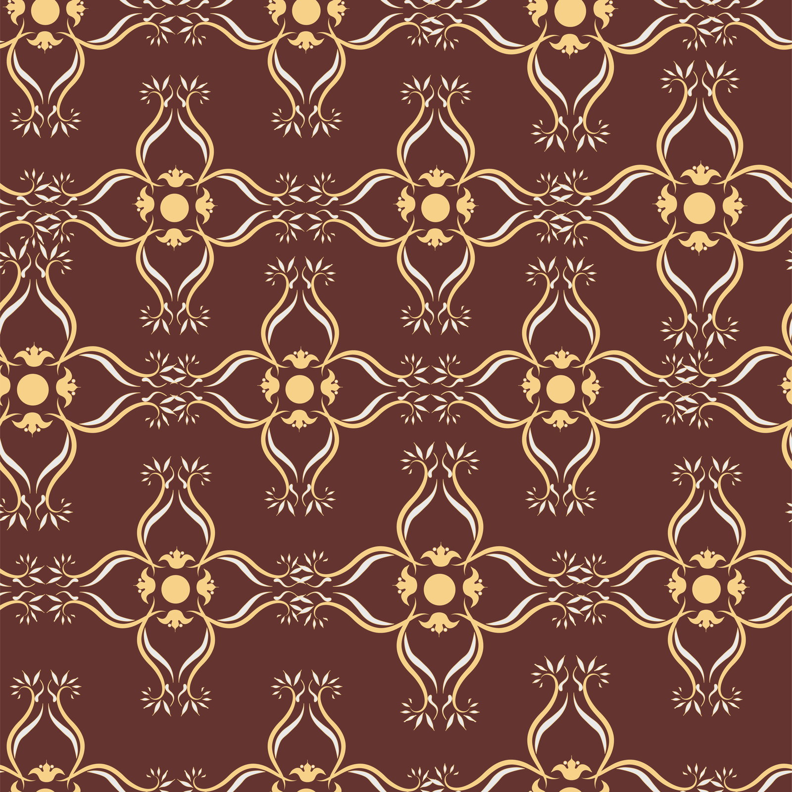 Pattern Vector Illustration: Vector Illustration Arabesque Seamless Pattern