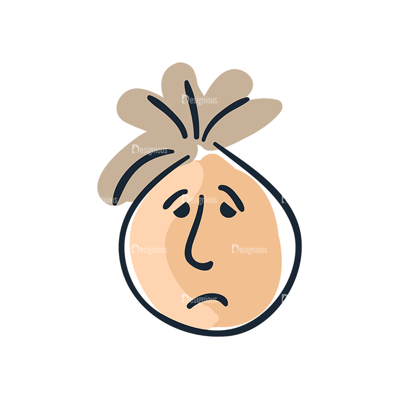 Cartoon Face Expressions Set 4 Vector Face Expression 04