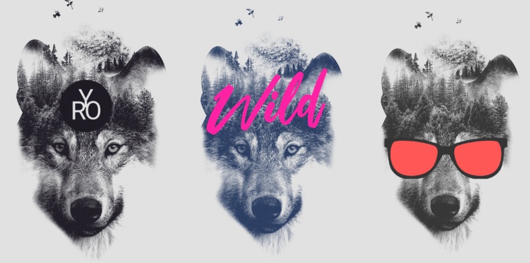 Design variations of a double exposure template