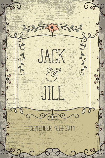 Insane Subtle Vector: Vector Illustration With Subtle Background And Vintage Typography