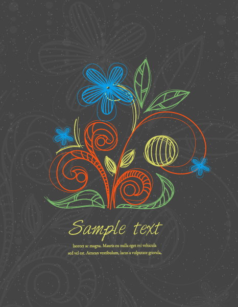 Leaf Vector Graphic Floral Background Vector Illustration