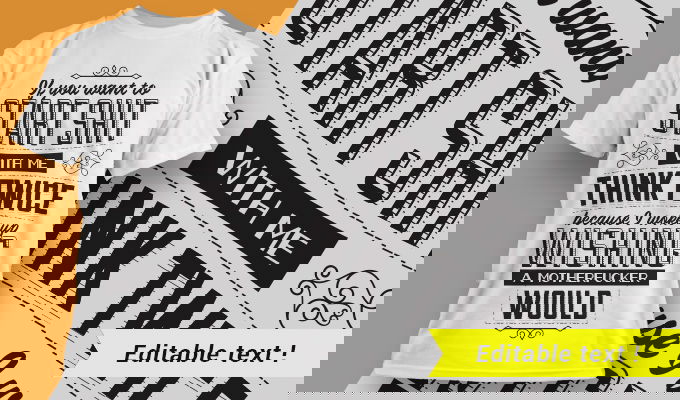 If you want to start shit with me, think twice, because I woke up wishing a motherfucker would.