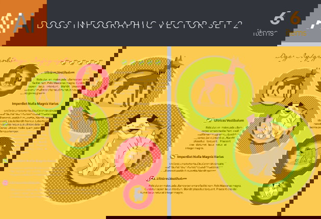 Dogs Infographic Set 2 Designious
