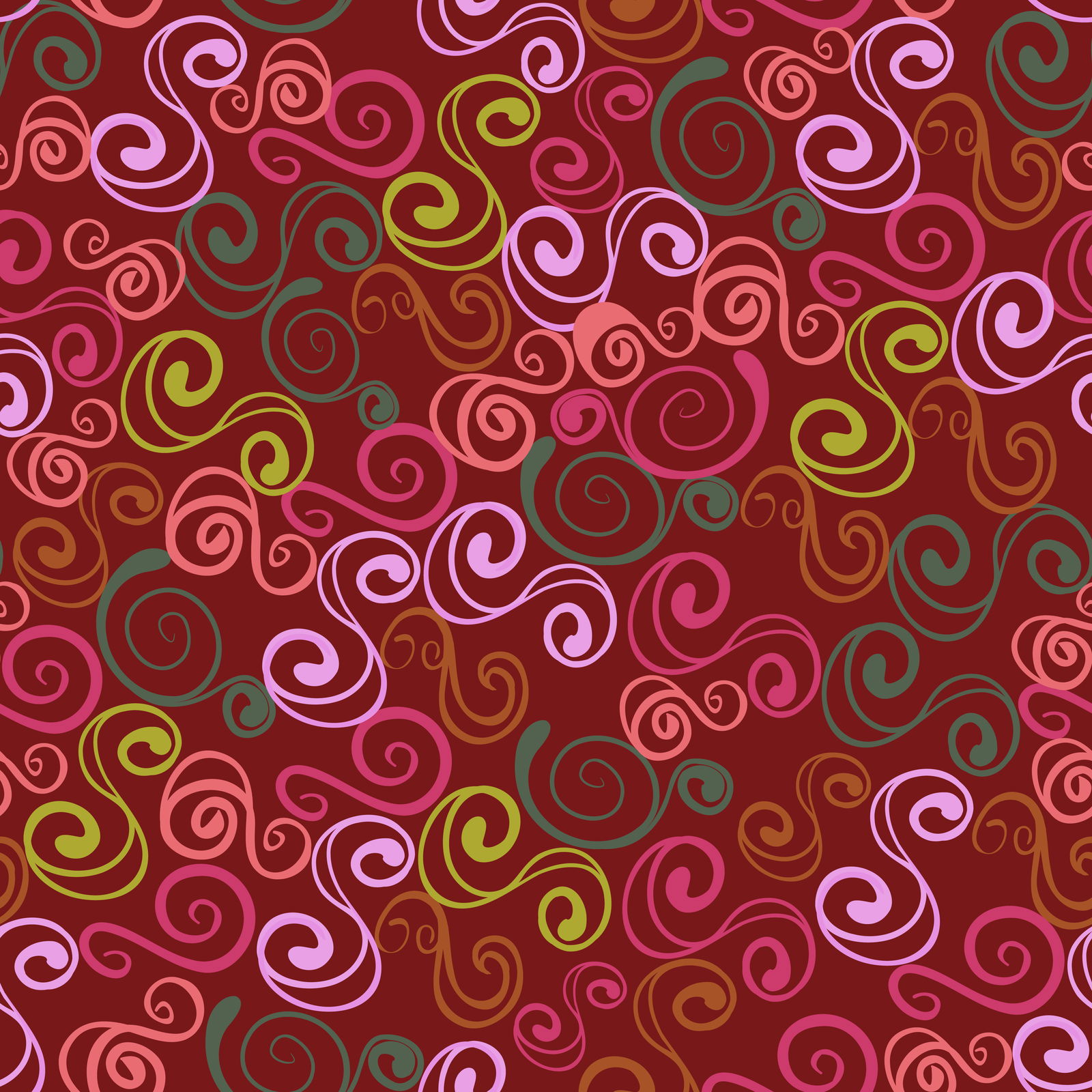 Seamless Vector Image: Vector Image Colorful Seamless Pattern