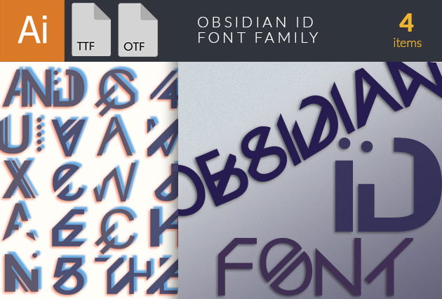 Obsidian Font Family Font