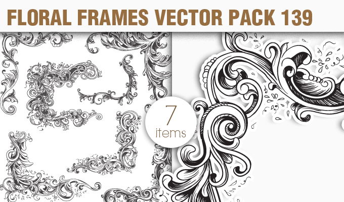 Free Floral Vector Pack 139