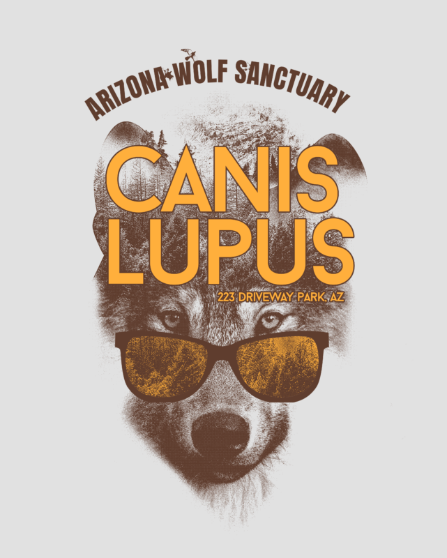 Final design of a double exposure template with text